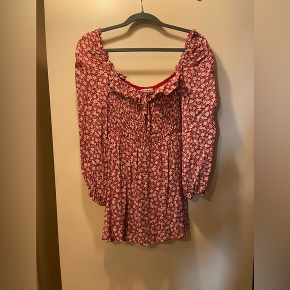 Reformation Morris Dress - Colour: Amaro - Picture 2 of 2